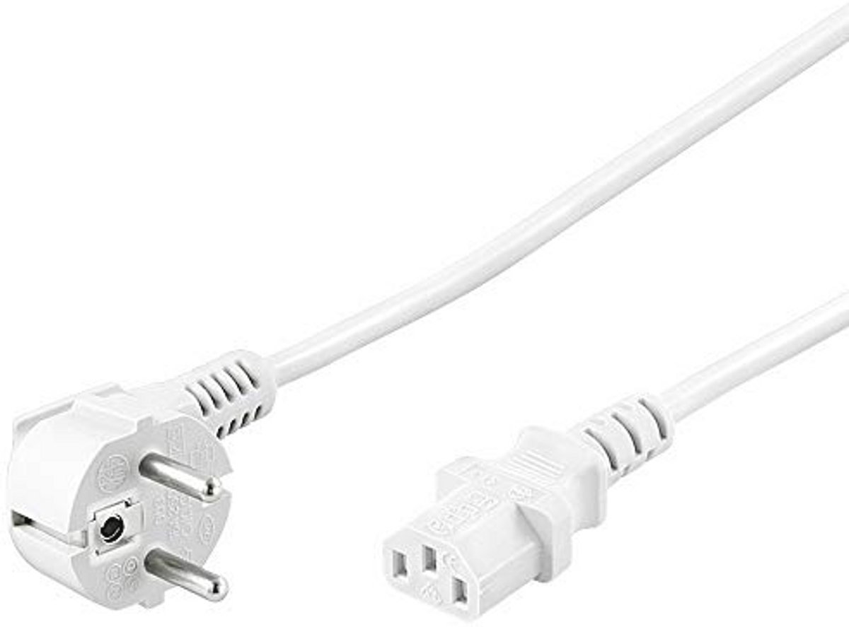 Stroomkabel 230V 5m met Geaard Contact - IEC 320 C13
