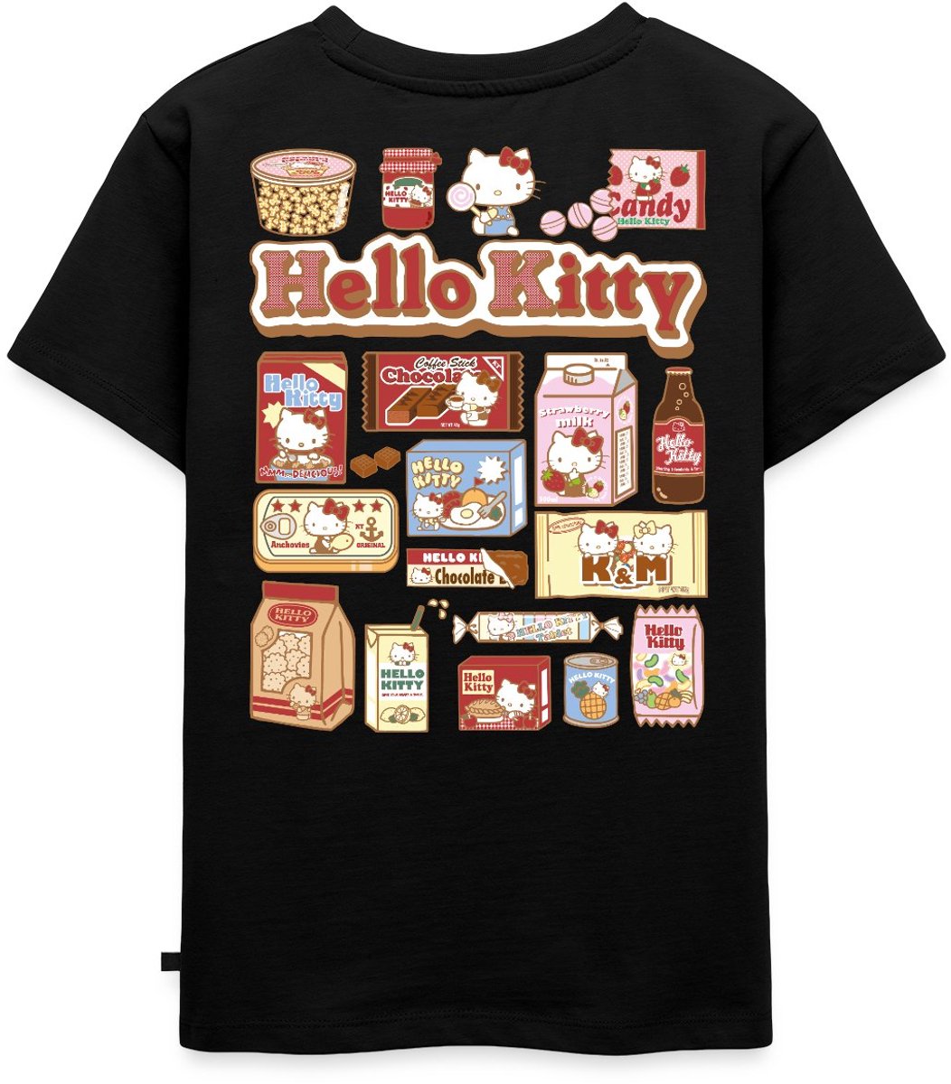 Hello Kitty Snack Collage Premium T Shirt Kinderen