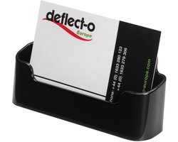 Deflecto Visitekaarthouder 1 opbergvak, zwart