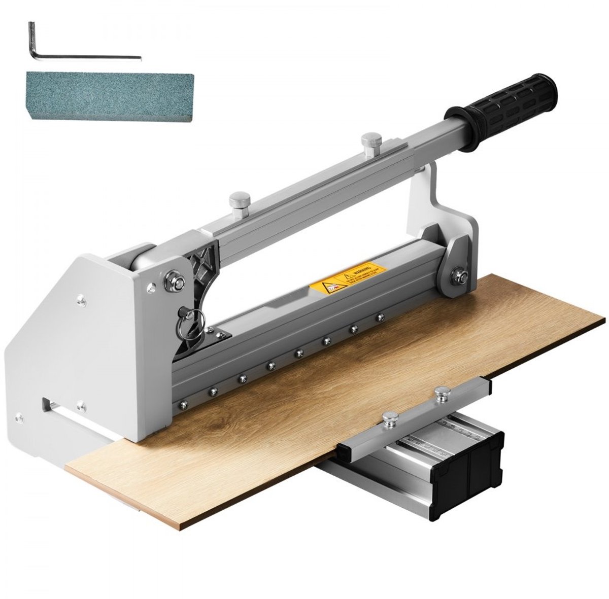 Laminaatsnijder - Handmatige laminaatknipper & vinylsnijder - Snijdikte 12 mm - Hoeksnijder - Voor laminaat & vinyl (LVP/SPC/WPC/VCT) - Aluminiumlegering