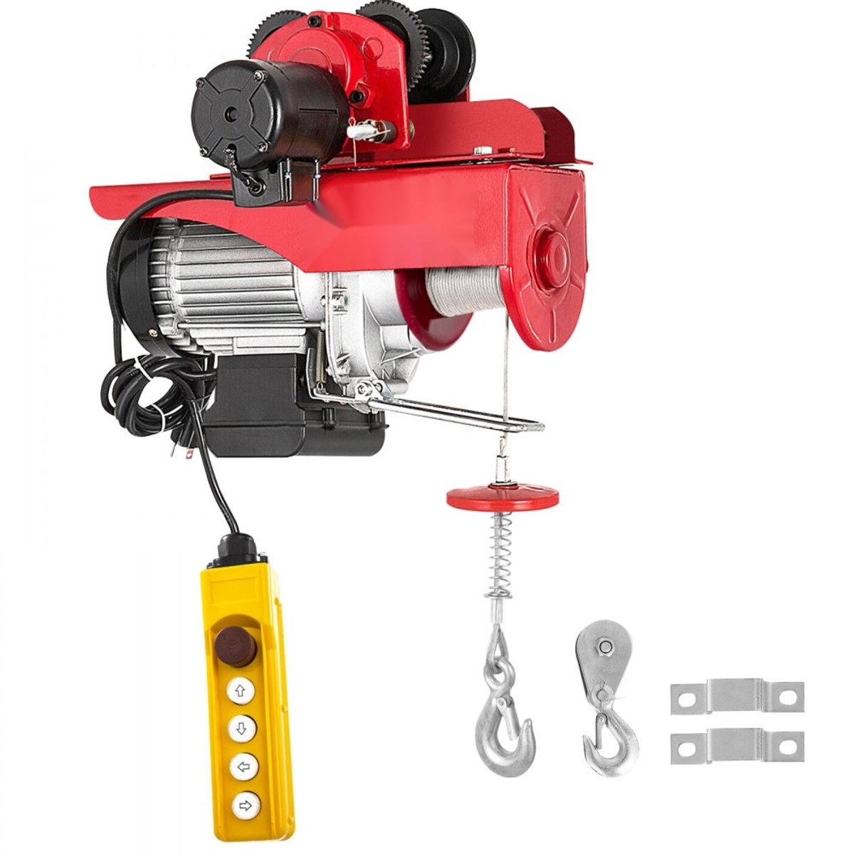 Elektrische takel - Kettingtakel en lier 220V - Hefvermogen 1000 kg - Motor 1800 W - Hefhoogte 1,4 m - Bekabelde Afstandsbediening