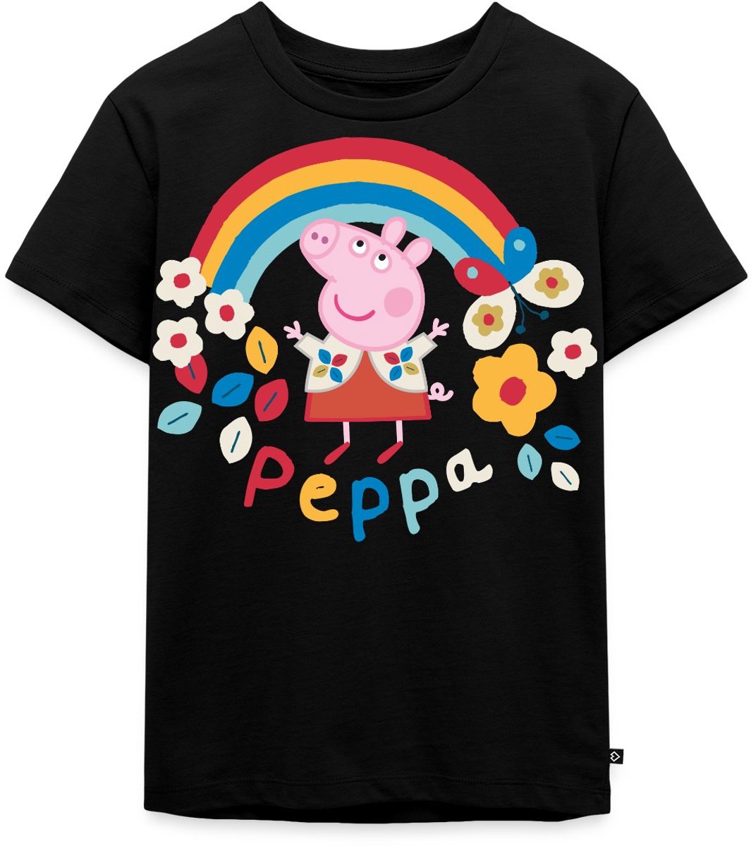 Peppa Pig Regenboog Premium T Shirt Kinderen
