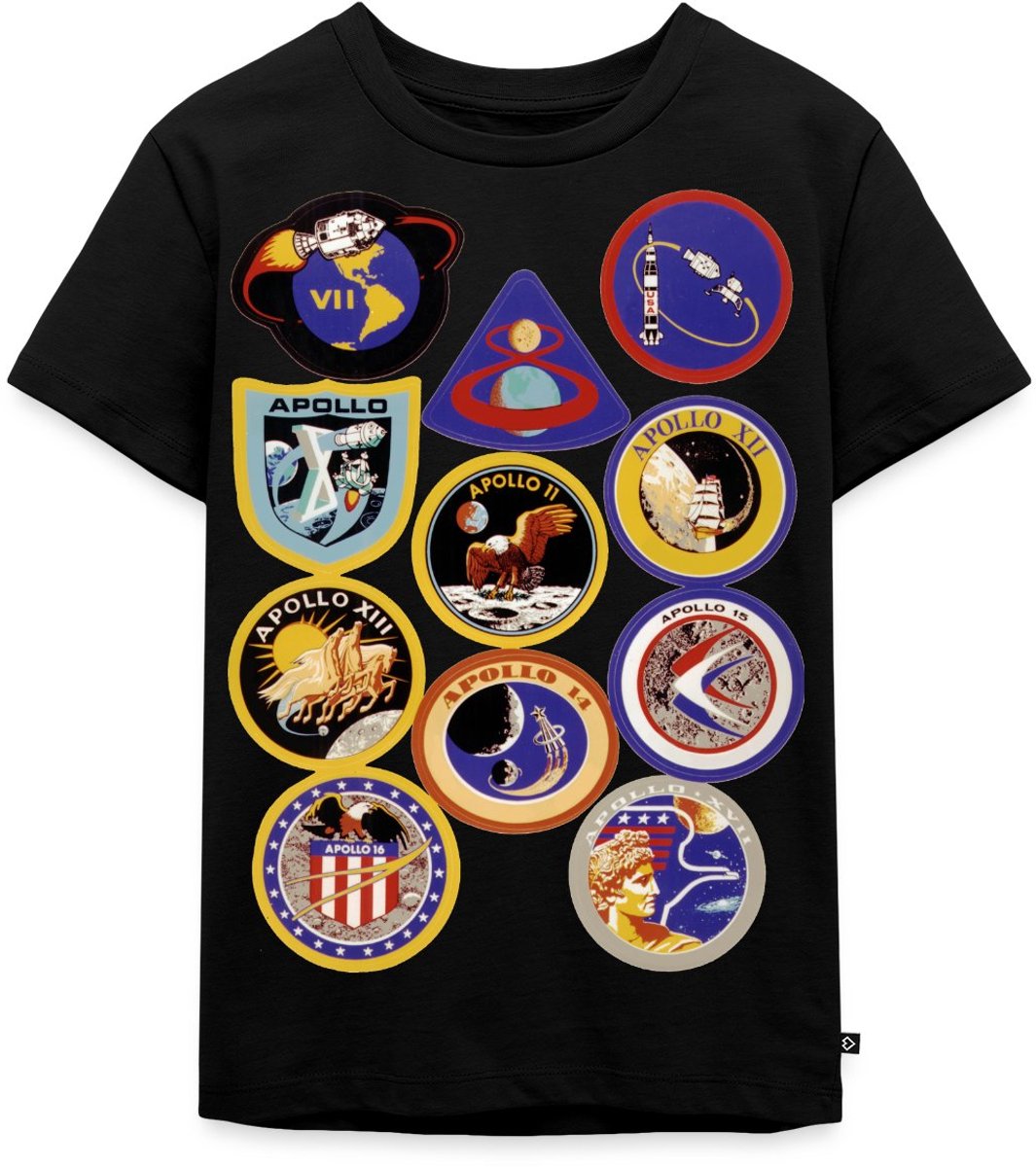 NASA Apollo-missie-insignes Premium T Shirt Kinderen