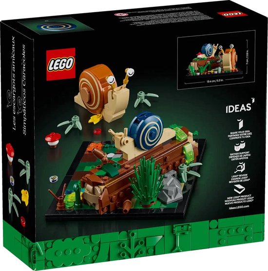 LEGO Ideas 40788 - Friendly Snails - Vriendelijke Slakken | bol