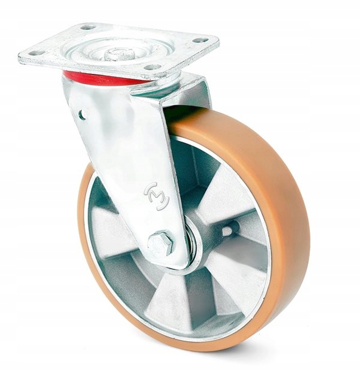 Wiko Zwenkwiel met Aluminium Velg en PU Loopvlak - 200mm, 400kg