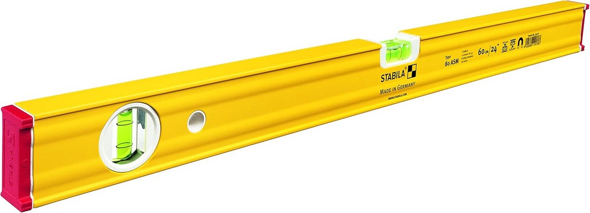 Waterpas 60 cm Aluminium Profiel Zeldzame Aardmagneten