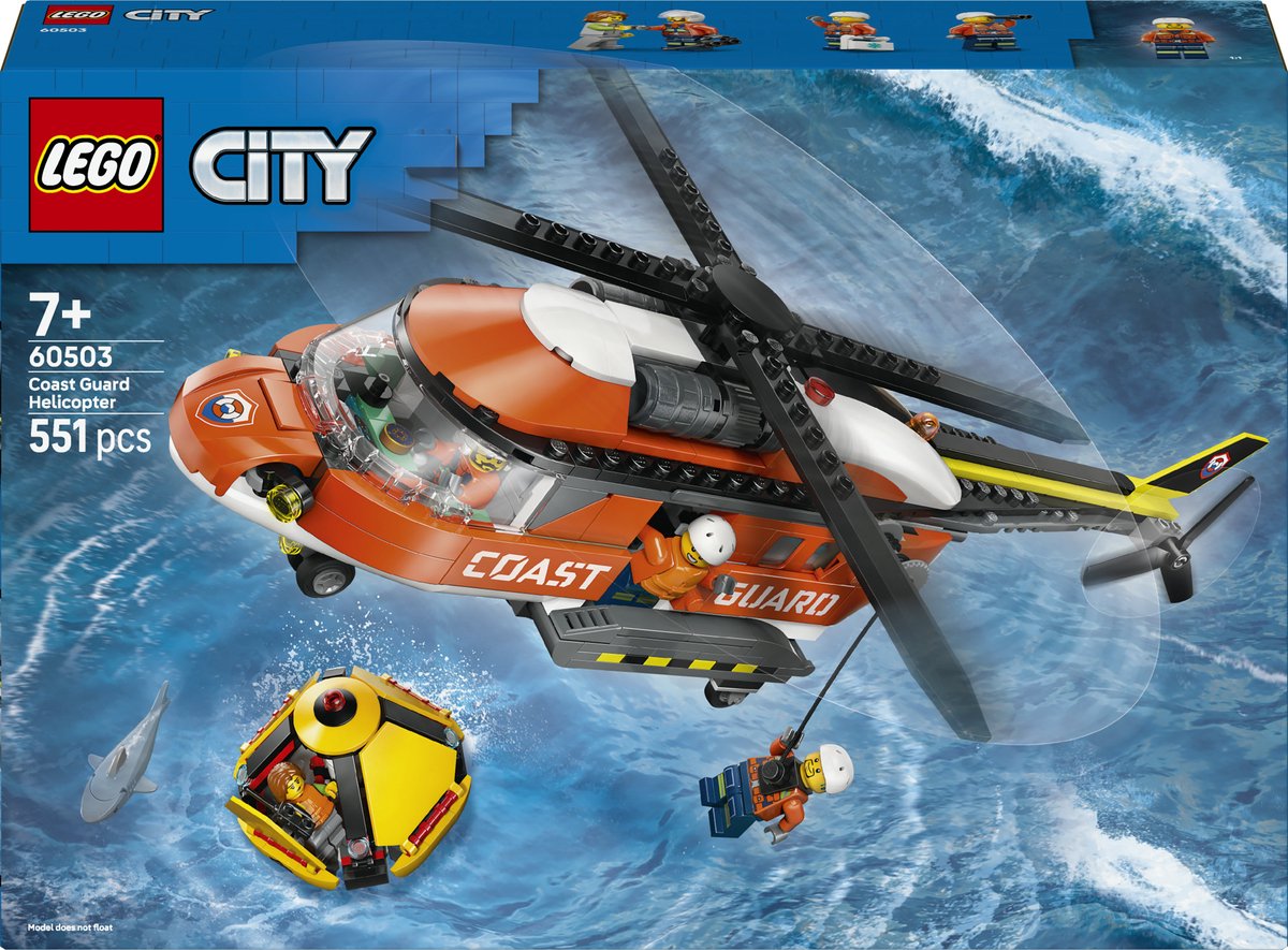 LEGO City Exploration - Kustwacht Helikopter - 60503