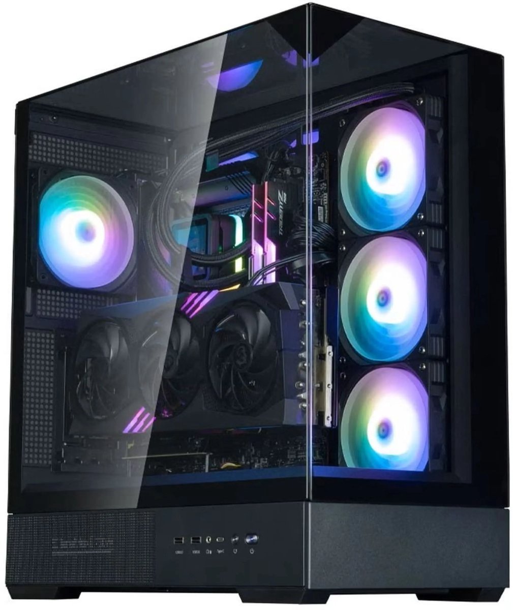 Peta GamePC P40 – Intel Core i9-12900 – Nvidia GeForce RTX 5070 12GB – 32GB RAM – 1TB SSD – High-End Gaming & Streaming PC – Windows 11 Pro – Wifi – RGB Gaming Behuizing