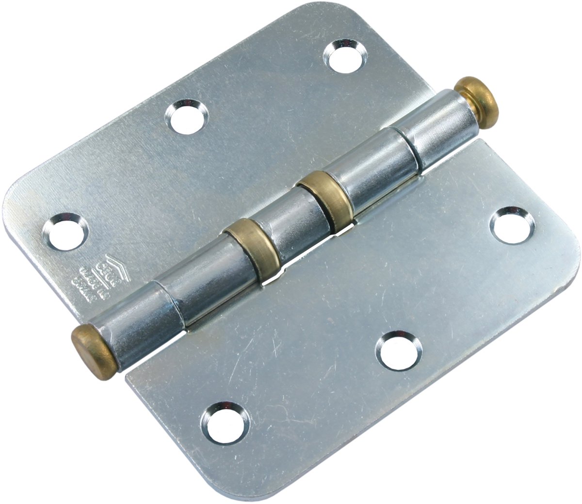 Starx kogelscharnier - vierkant model - met ronde hoeken - 90 x 90 mm - verzinkt