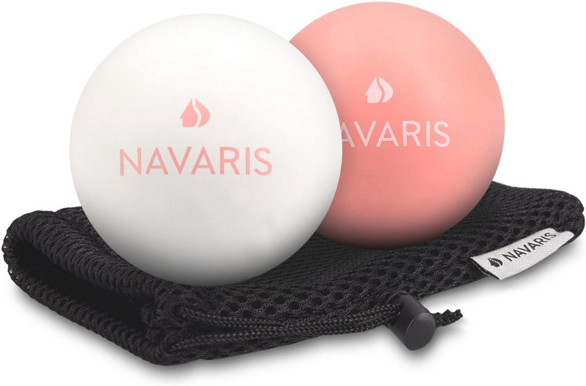 Triggerpoint massageballen set van 2 voor rug, benen en nek - Fysiotherapie zelfmassage