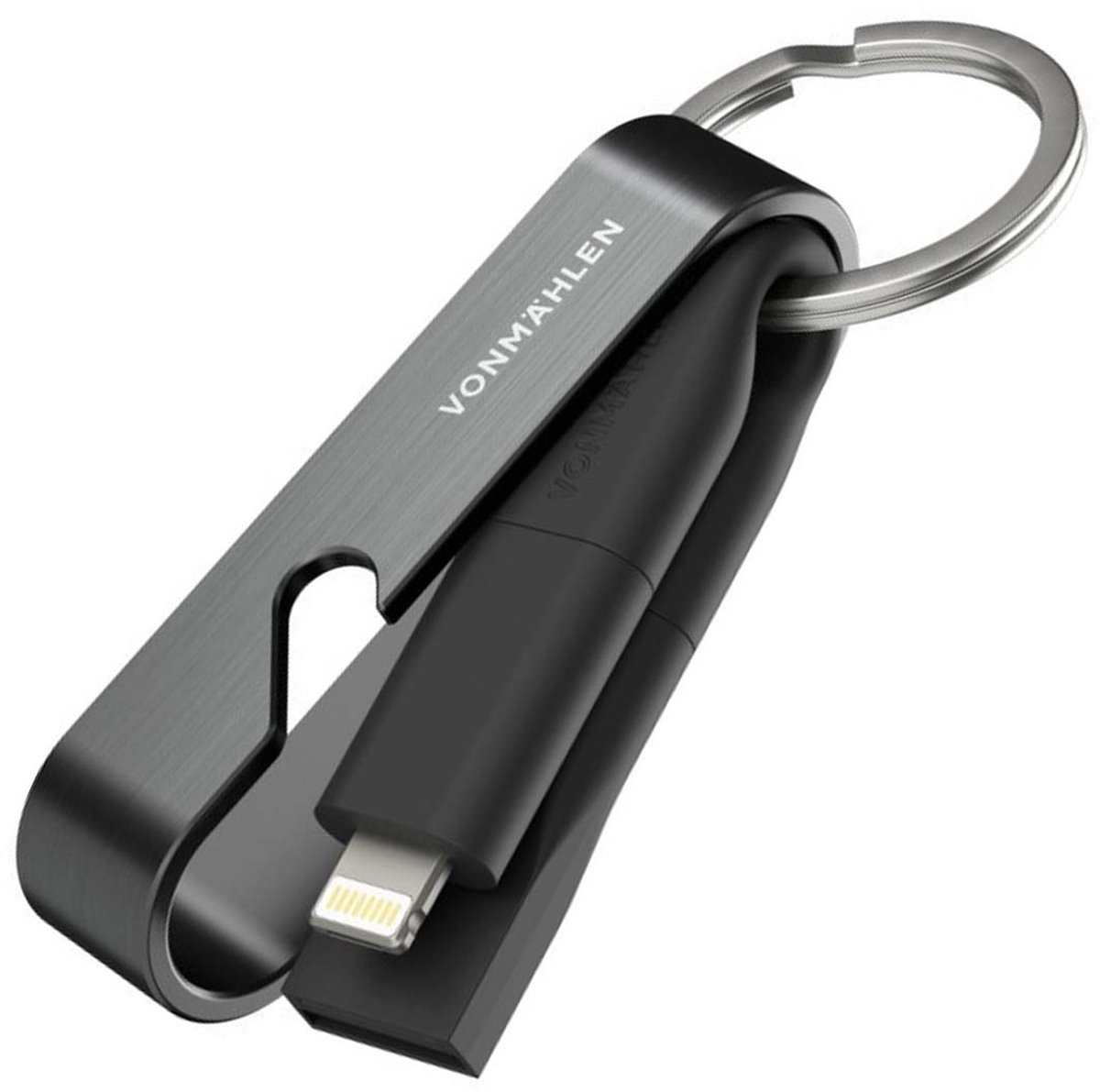 Vonmählen, High Six USB A C/micro USB USB C Lightning-kabel - 3A, Zwart