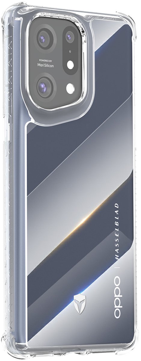 Force Case, Versterkte behuizing voor Oppo Find X5 AIR, Transparant