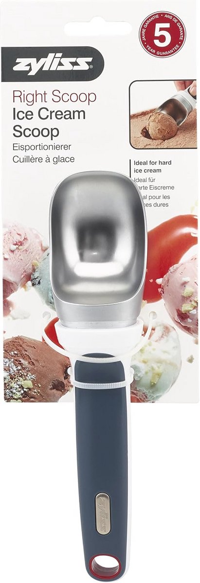 Professionele IJslepel voor Ijs, Gelato, Sorbet, en Aardappelpuree - Ergonomisch en Vaatwasserbestendig