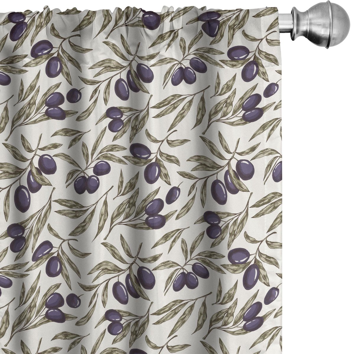 ABAKUHAUS Gordijnen – 2-delige set van 75x175 cm – Microvezel, verduisterend – Taupe Quarz Taupe