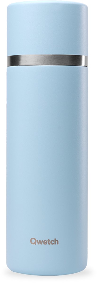 Qwetch - Isothermische Thermo - Pastel Blauw- 750ml
