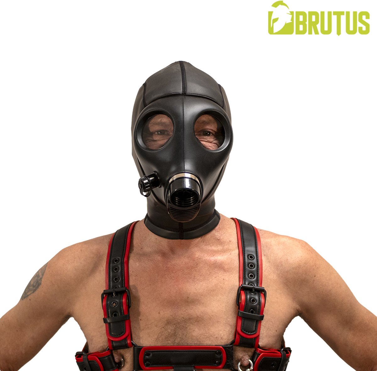 BRUTUS Neoprene Alien Gas Mask Hood