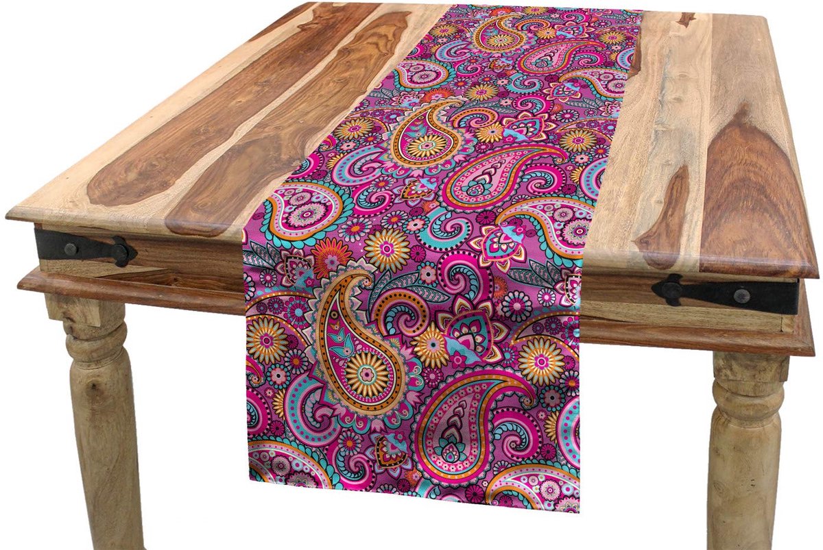 Abakuhaus Paisley Tafelloper – 40x225 cm – Multicolor