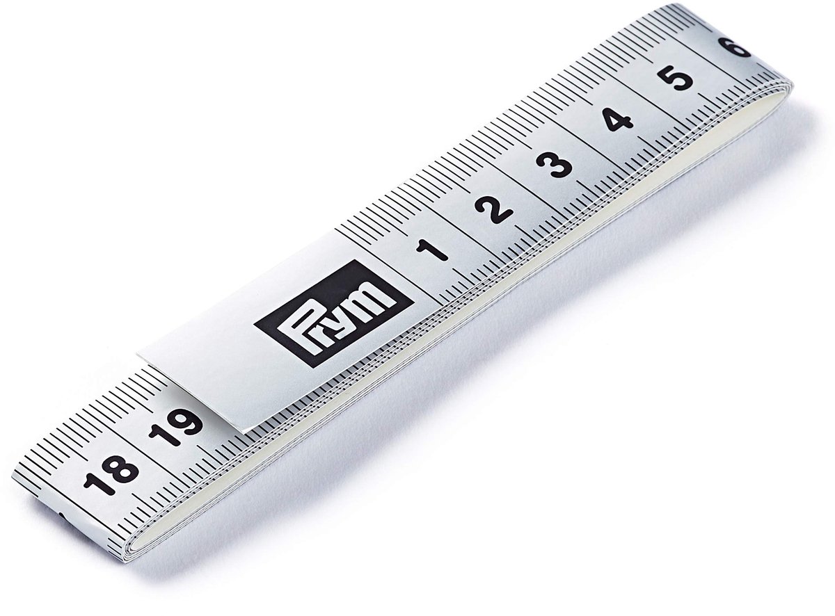 IMPERATORIS® Meetlint - Flexibel - Omtrekmeter - Lichaam - Naaiwerk - DIY Centimeter Meetlint - 1 Stuk - zilver - 150 cm