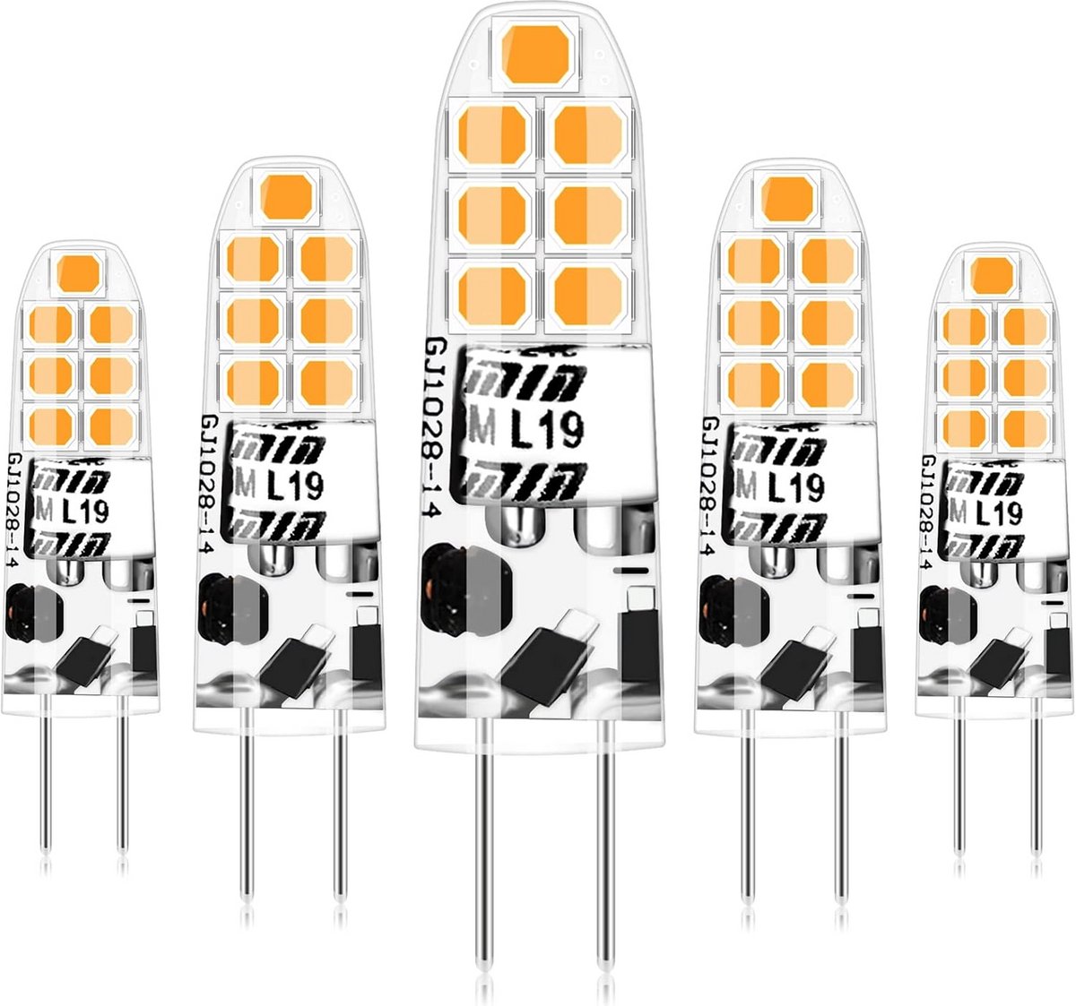 G4 LED-lampen 2W Warm Wit voor 20W Halogeenvervanging - Energiezuinig en Flikkervrij