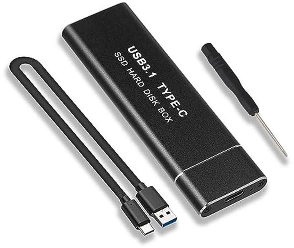 M.2 NVME Behuizing USB 3.1 SSD Case 10 Gbps Gen 2 voor PCI-e met UASP Trim