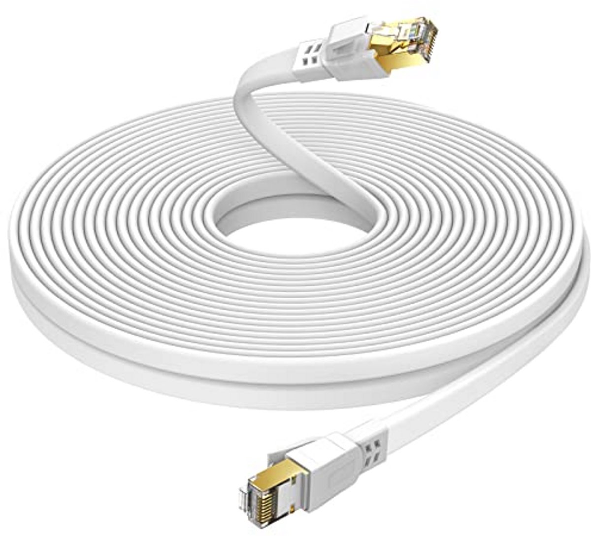 Ethernet Kabel 15m CAT8 RJ45 - 40Gbps 2000MHz Netwerkkabel voor Router en Gaming