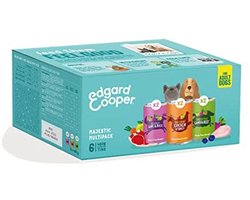 Edgard & Cooper Natvoer voor volwassen honden, zonder granen, natuurlijk voer, multipack, 6 x 400 g, verse kip en kalkoen, volledige voeding, gezond en evenwichtig voor honden van elke grootte