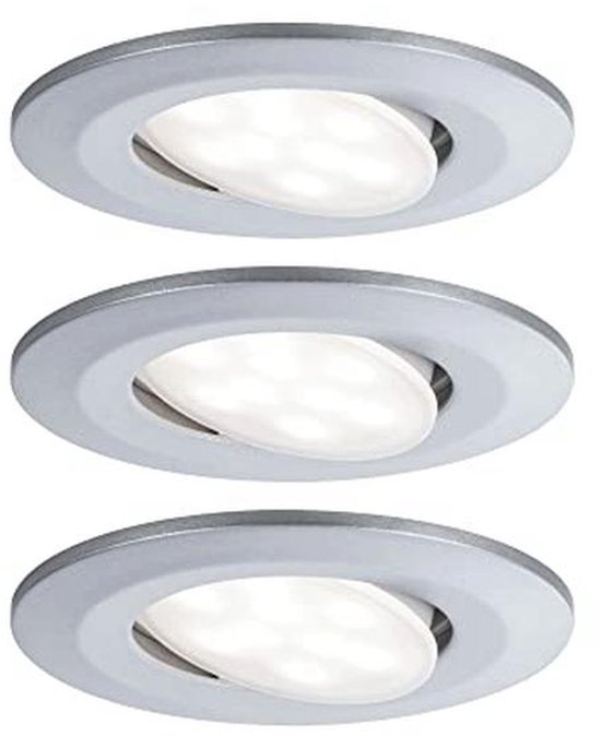 Paulmann LED-inbouwlamp 3-Step-Dim Nova Coin Basisset zwenkbaar hoekig