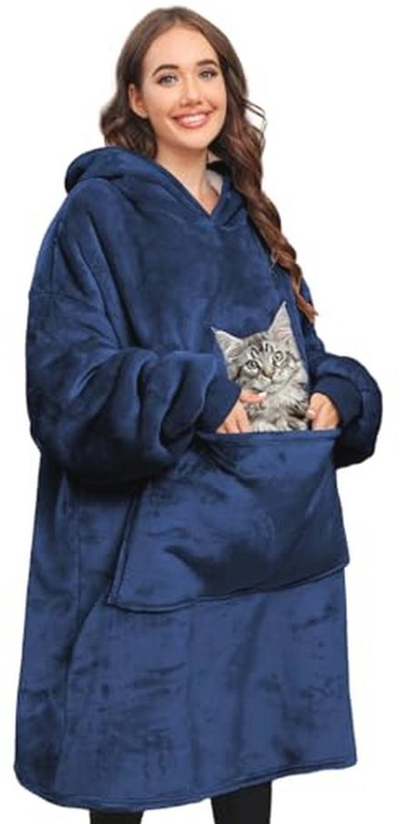 Oversized Dames Hoodie met Capuchon - Comfortabele Trui voor Home & Outdoor