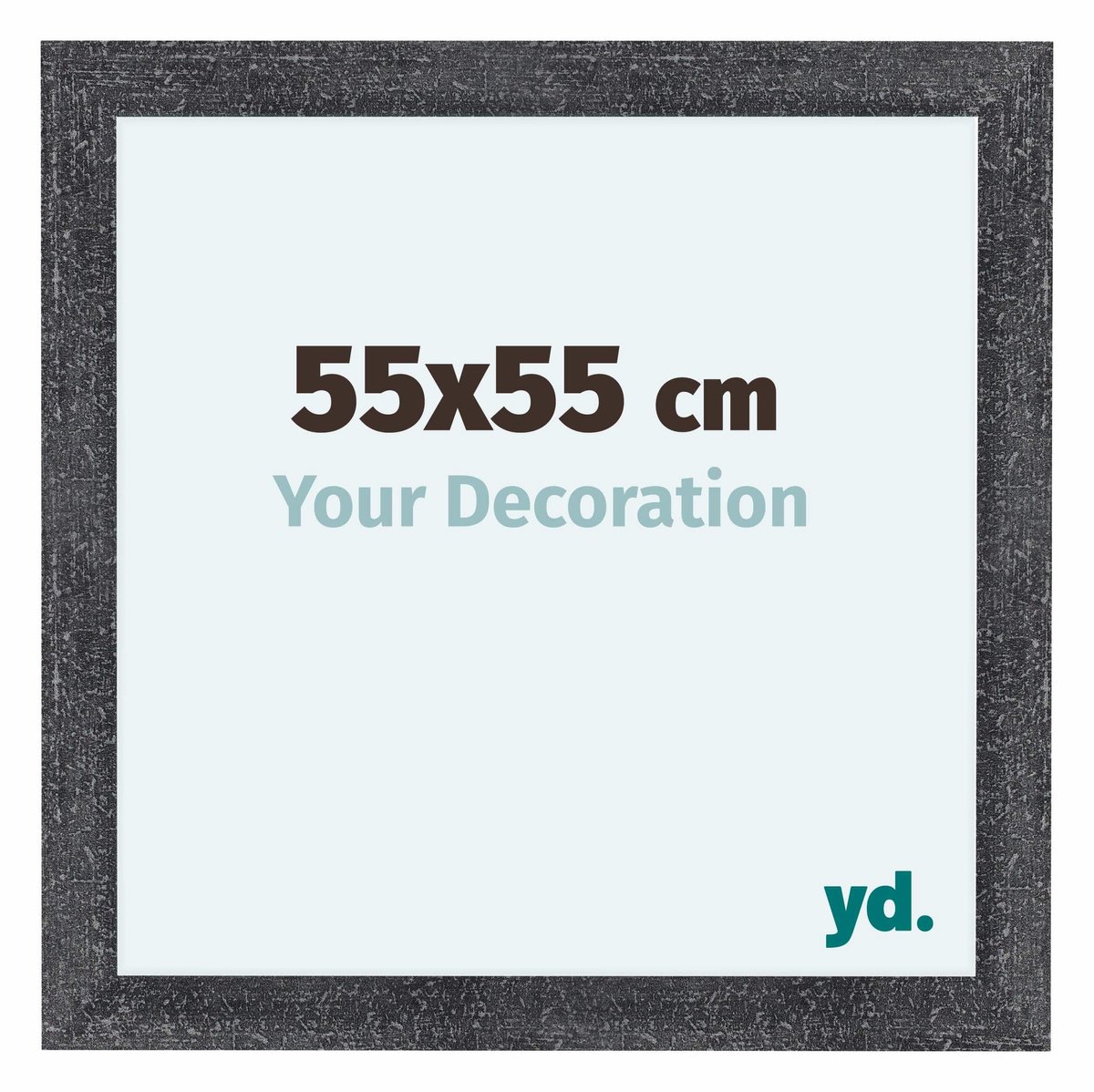 yd. Your Decoration - Fotolijst 55x55 cm - MDF - Grijs Geveegd - Como