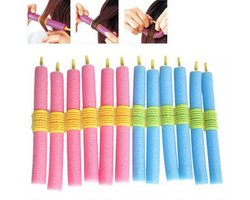 Foam papillotten - Schuimkrulspelden - Flexibele krulspelden - Buigbare krulrollers - 15CM - Foam haarrollers - 12 stuks - CHPN