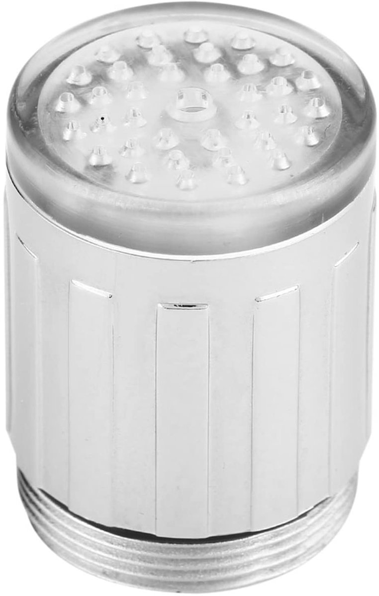 Temperatuurdetectie Kleurveranderende LED-waterlamp Kraanbevestiging met 3 kleuren voor gebruik in keuken en badkamer