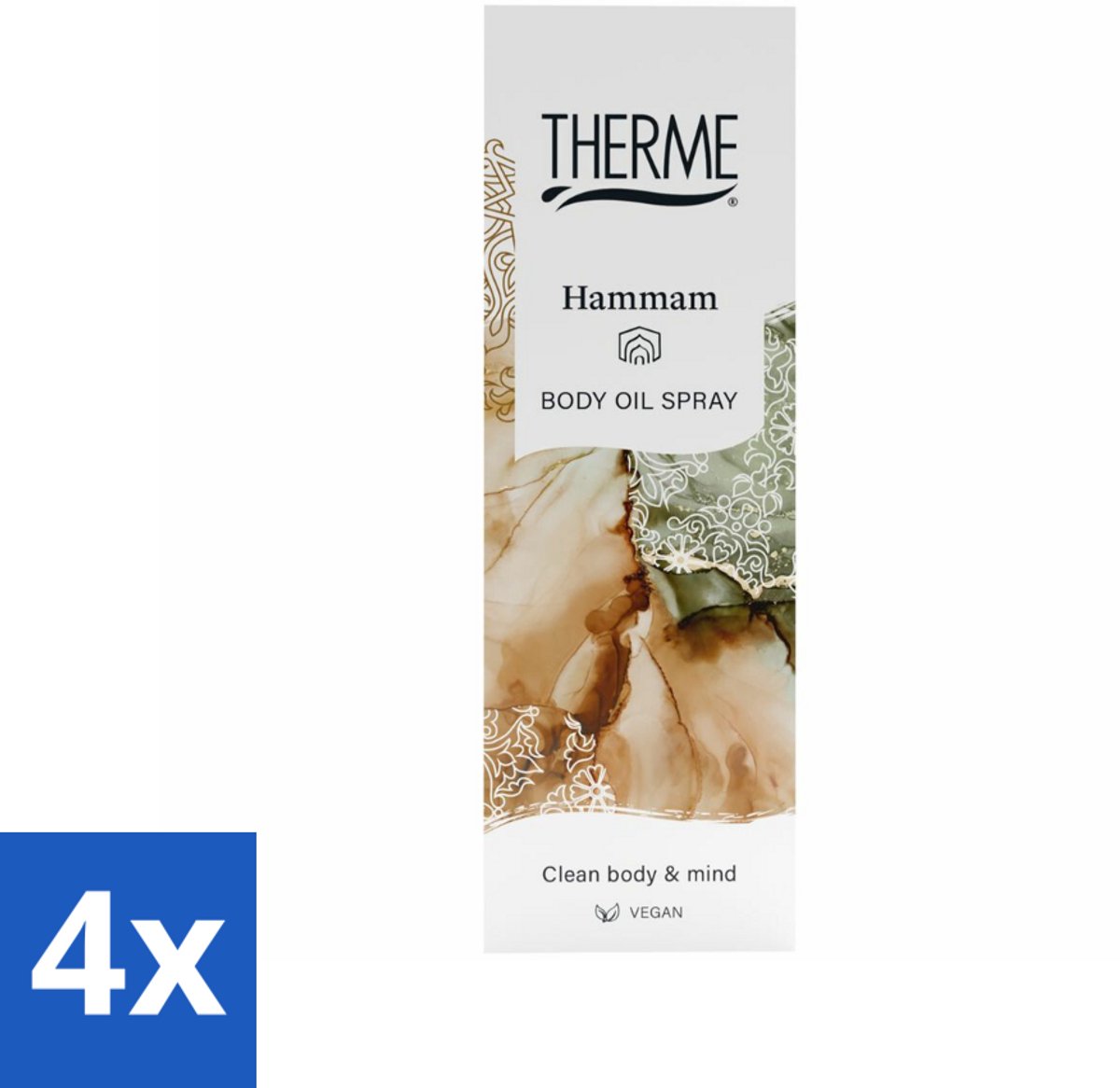 Therme - Hammam - Bodyolie Spray - Hydraterend - Verzorgend - 125ml - Voordeelverpakking - 4 stuks