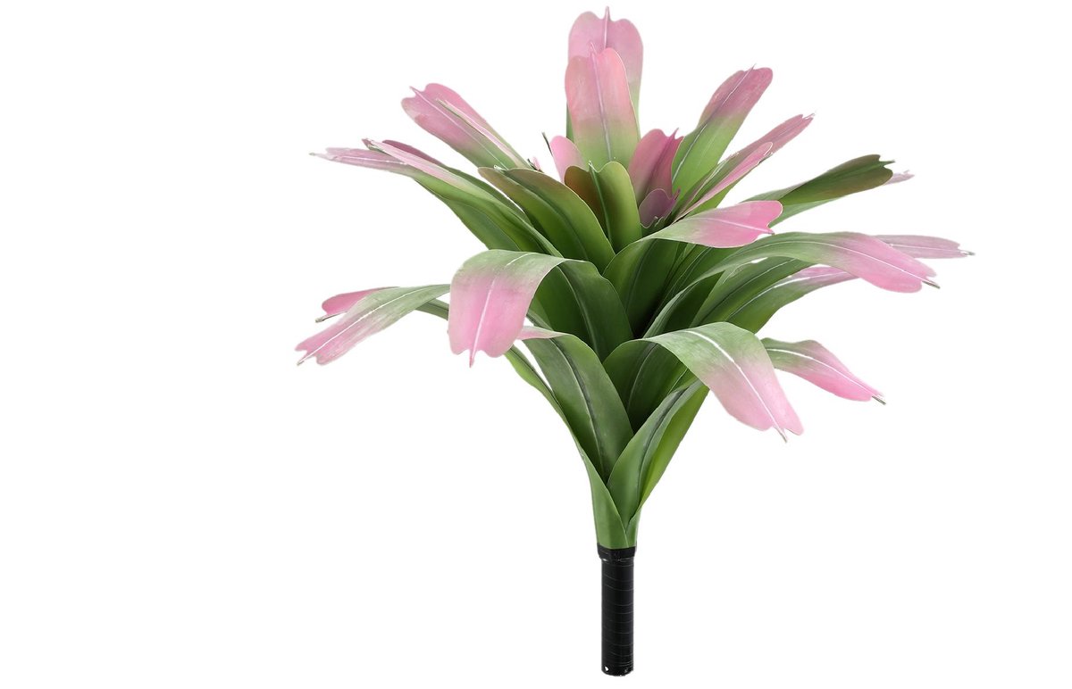 PTMD Kunstplant Succulent Plant - 70x70x60 cm - Polyester - Roze