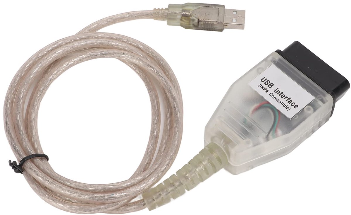 K OBD2 Scan Diagnose Tool Kabel, USB Interface Diagnose Scanner Tool met CD Vervanging voor 3 Serie E46 E83 E90
