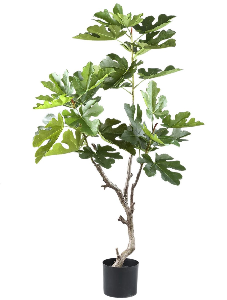 PTMD Kunstplant Fig - 96x100x122 cm - Polyester - Groen