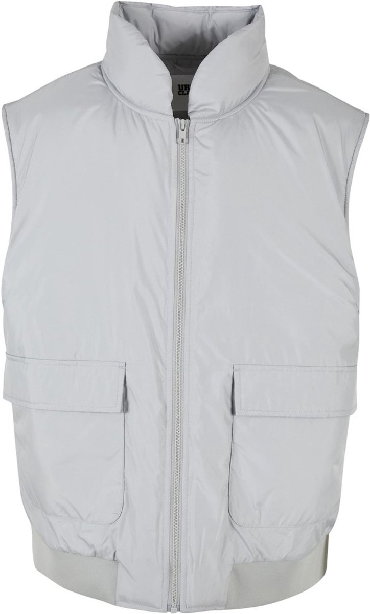 Urban Classics Clean Puffer Mouwloos jacket 4XL Grijs