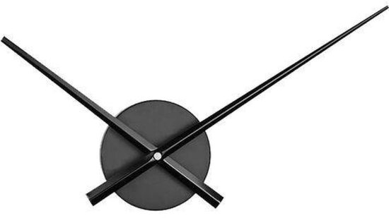 Ynkkvre - Horloge murale minimaliste sans chiffres - Mécanisme à Quartz silencieux - Design moderne - Aiguilles en aluminium - Décoration murale à DIY