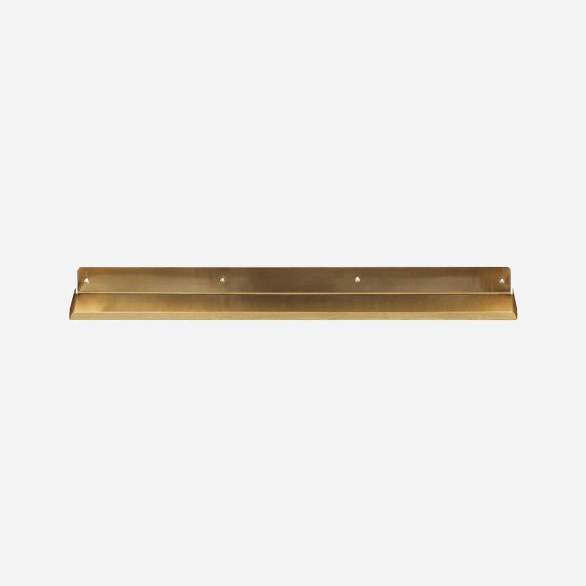 Wandplank Ledge messing 80cm
