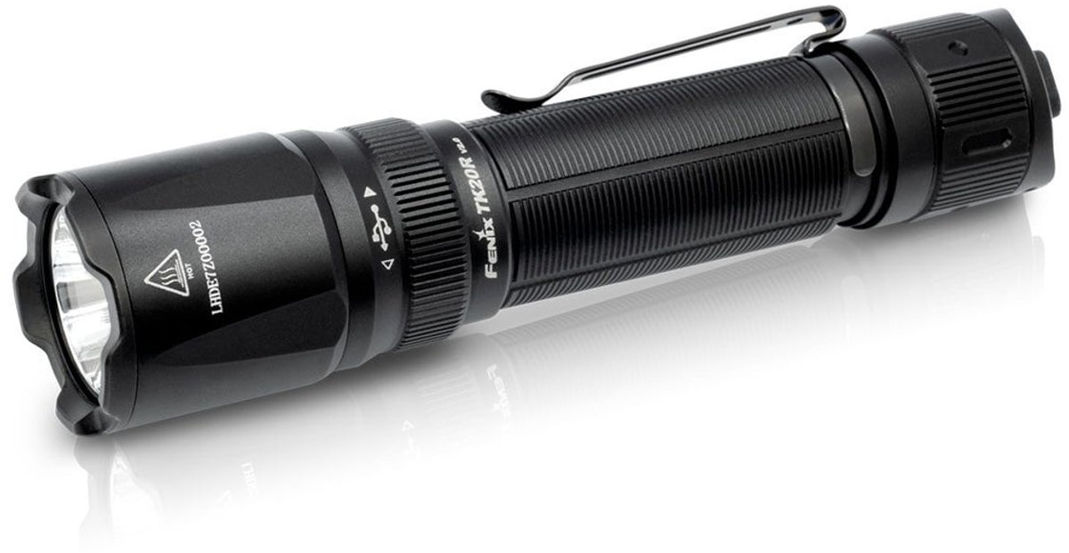 Fenix Tk20r V2.0 Tactische Zaklamp Zwart 3000 Lumens
