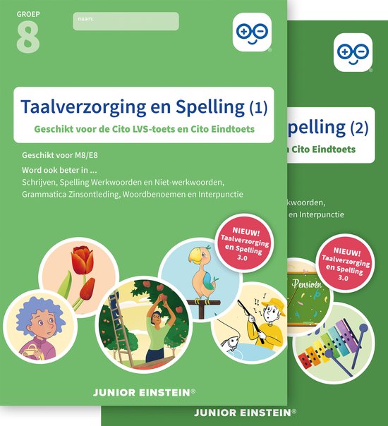 Delen 1 en 2 - Taalverzorging en Spelling Cito Oefenboeken S ... - cover