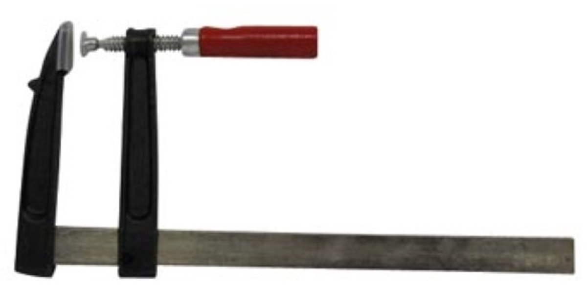 Toolland Spanklem, 150 x 50 mm, 230 g, ergonomisch handvat, rood