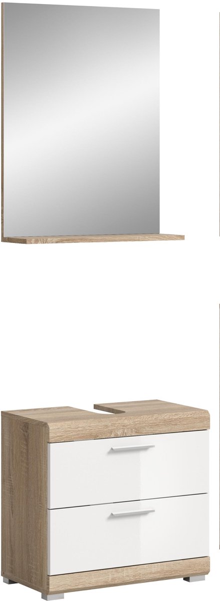 xonox.home badkamermeubel Lambada Sonoma licht eiken B/H/D: 60x191x37 cm
