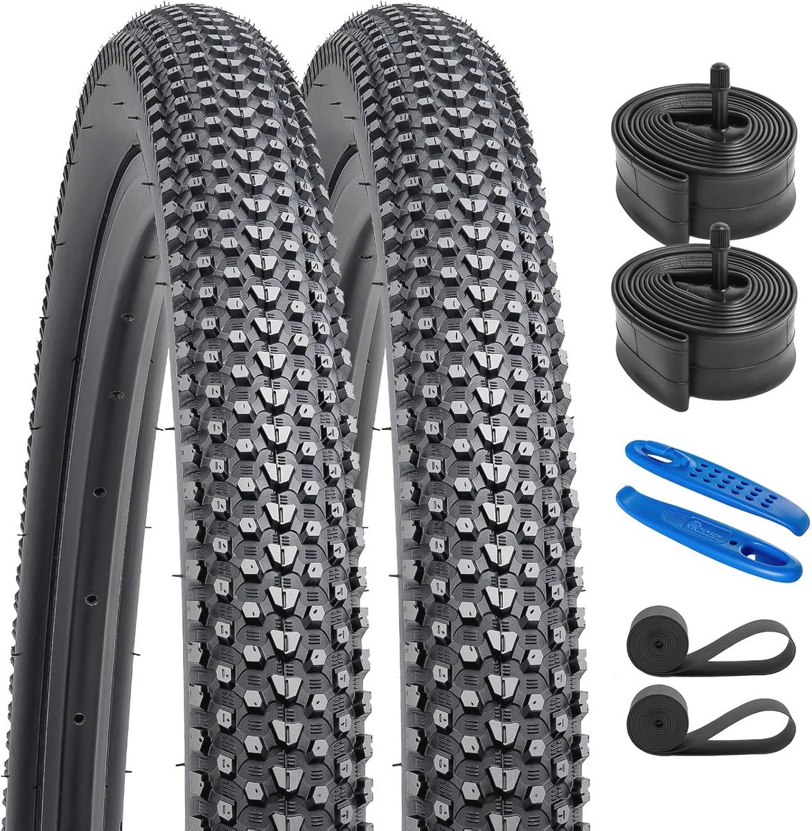 2 Pack 29 Inch Fietsbanden en Binnenbanden - Geschikt voor Racefietsen en Vouwfietsen