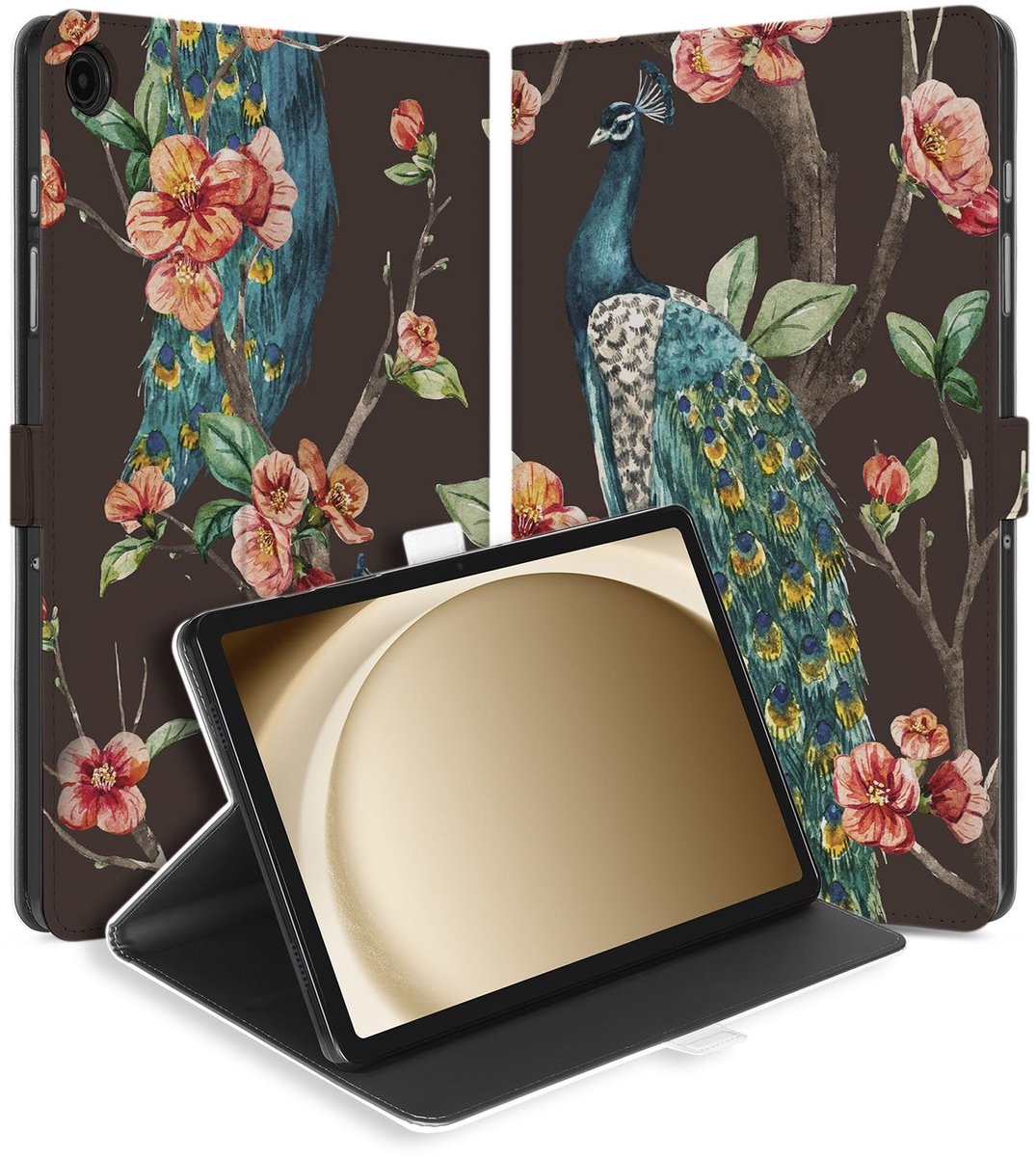 Tablet Book Case Pauw met Bloemen Samsung Galaxy Tab A11 Plus