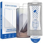 Protecteur d'écran en Tempered Glass Coverz avec cadre (2-Pack) compatible Samsung Galaxy S25 Ultra – Verre trempé – Protection anti-choc