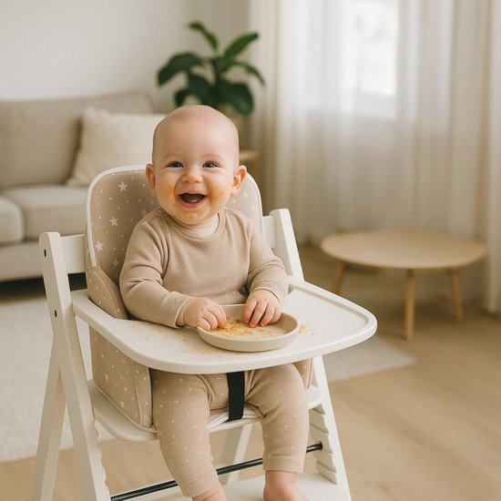 Zitverkleiner Kinderstoel - Universeel Kussen voor Baby's met Sterren van Merkloos — afbeelding 5
