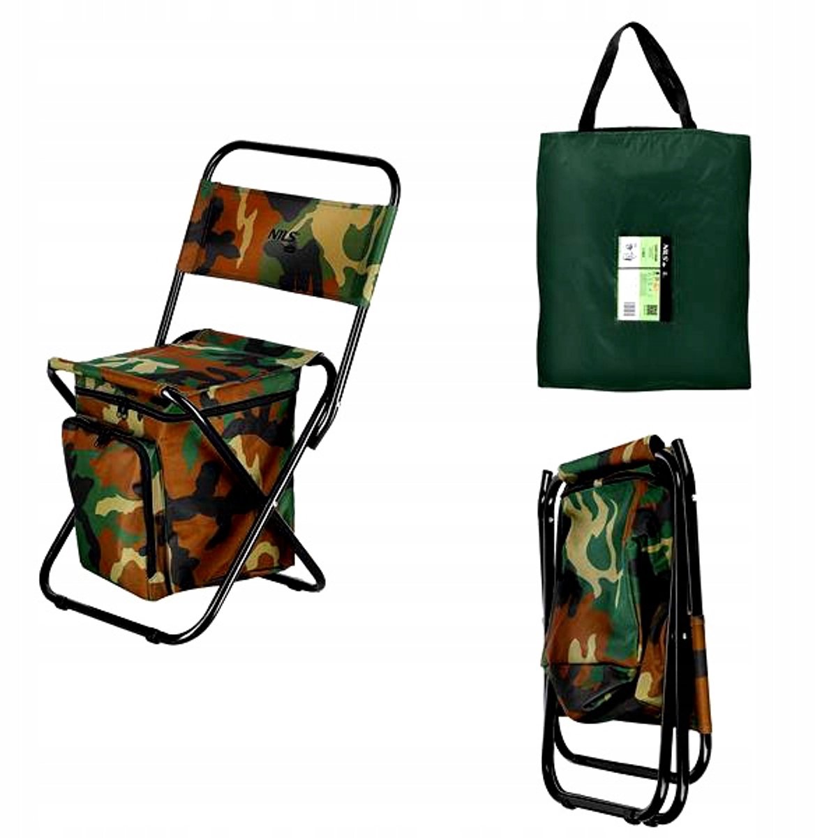 NILS CAMP NC3012 Camouflage Vouwstoel - Outdoor & Vissen