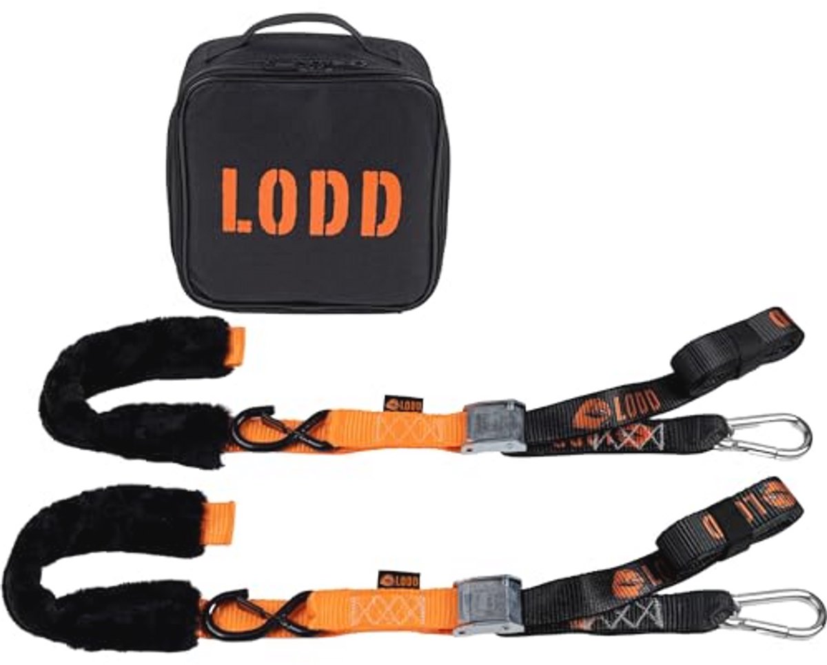 Robuuste Motorriemen met Bescherming en Spanbanden - 1500 kg Capaciteit - 38 mm Breed - Inclusief Transportkoffer