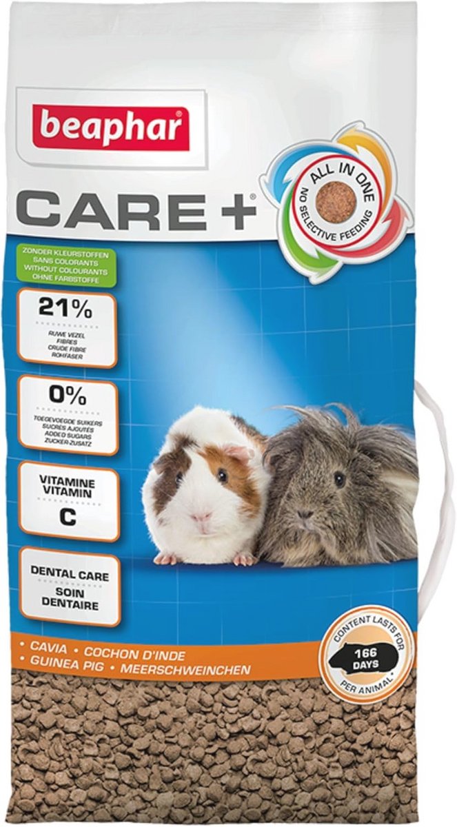 Hoogwaardige voeding voor cavia's - 5kg ruwvezelrijke brokken met kruiden