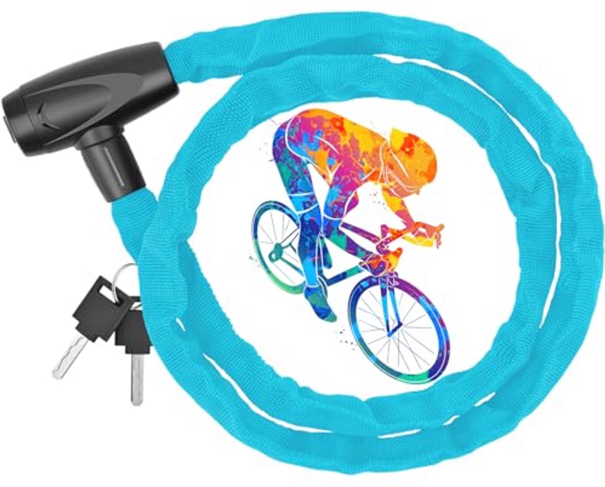 Vijf-cijferige Fietsslot met Ketting - Hoogbeveiliging en Flexibel - Anti-diefstal Oplossing voor Fiets en Motor